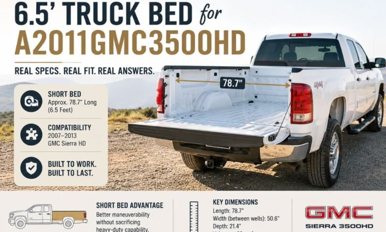 6.5′ Truck Bed for A2011gmc3500hd