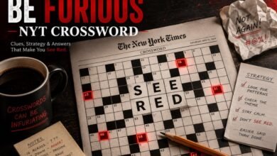 Be Furious NYT Crossword