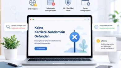 Keine Karriere-Subdomain Gefunden
