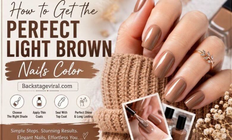 Light Brown Nails
