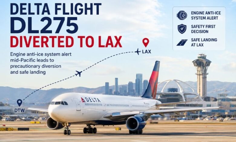 Delta Flight DL275 Diverted to LAX