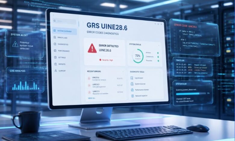 GRS UINE28.6 Error Code