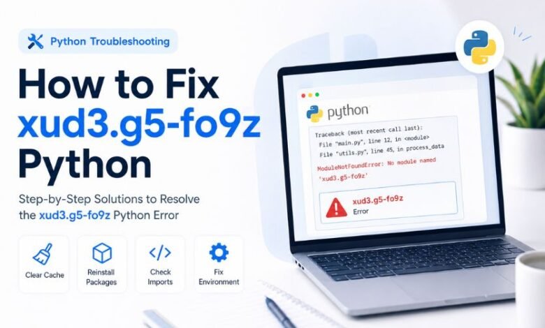 How to Fix xud3.g5-fo9z Python