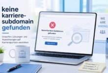 Keine Karriere-Subdomain Gefunden