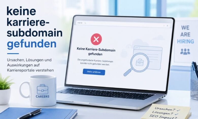 Keine Karriere-Subdomain Gefunden
