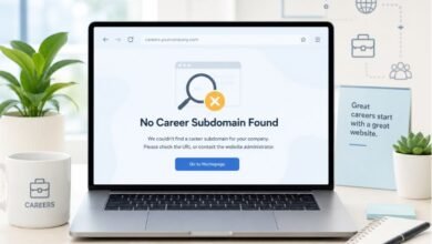 No Career Subdomain Found