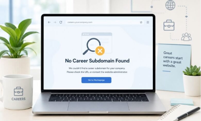 No Career Subdomain Found