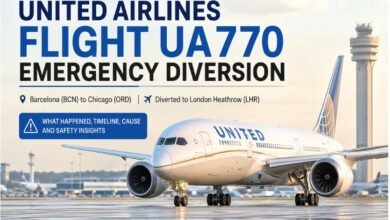 United Airlines Flight UA770 Emergency Diversion