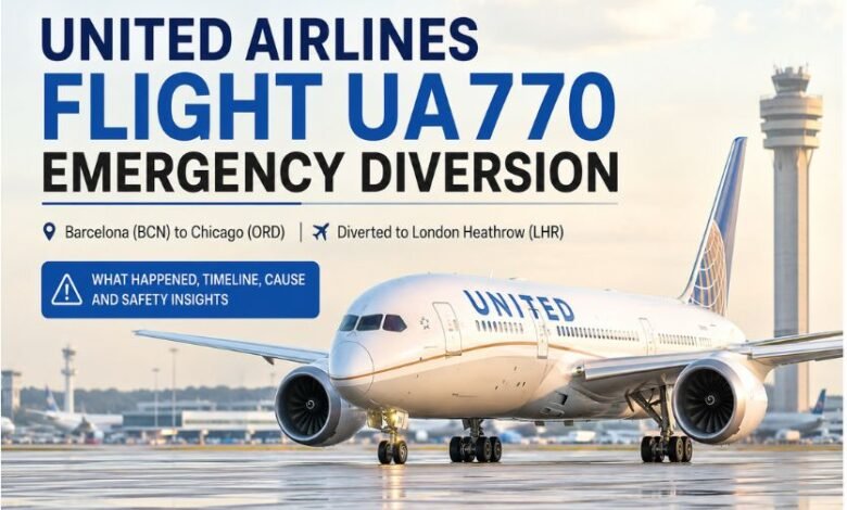 United Airlines Flight UA770 Emergency Diversion